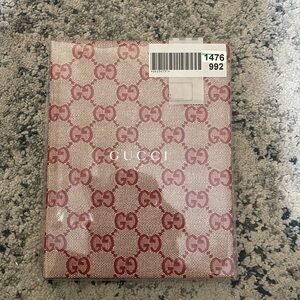 Red Gucci note pad